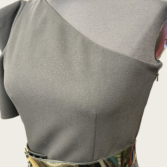 Michael Kors black one shoulder dress sexy, and elegant. $302 - Picture 2 of 4